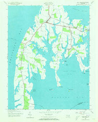 Kent Island Maryland Historical topographic map, 1:24000 scale, 7.5 X 7.5 Minute, Year 1942