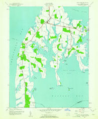 Kent Island Maryland Historical topographic map, 1:24000 scale, 7.5 X 7.5 Minute, Year 1942