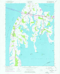 Kent Island Maryland Historical topographic map, 1:24000 scale, 7.5 X 7.5 Minute, Year 1942