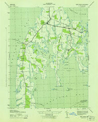 Kent Island Maryland Historical topographic map, 1:31680 scale, 7.5 X 7.5 Minute, Year 1943