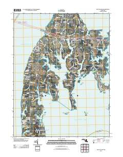 Kent Island Maryland Historical topographic map, 1:24000 scale, 7.5 X 7.5 Minute, Year 2011