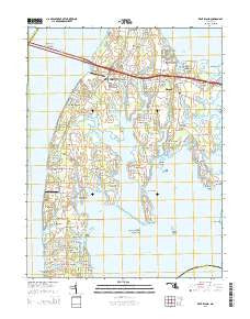 Kent Island Maryland Historical topographic map, 1:24000 scale, 7.5 X 7.5 Minute, Year 2014