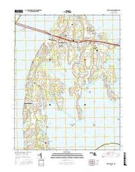 Kent Island Maryland Current topographic map, 1:24000 scale, 7.5 X 7.5 Minute, Year 2016