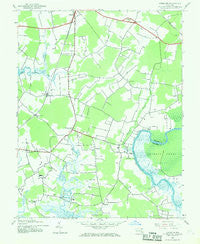 Kingston Maryland Historical topographic map, 1:24000 scale, 7.5 X 7.5 Minute, Year 1942