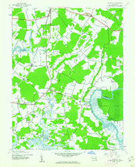 Kingston Maryland Historical topographic map, 1:24000 scale, 7.5 X 7.5 Minute, Year 1942