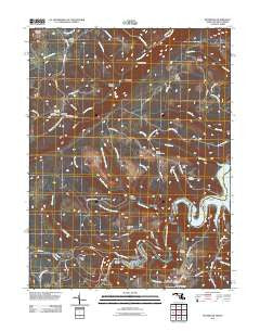 Kitzmiller Maryland Historical topographic map, 1:24000 scale, 7.5 X 7.5 Minute, Year 2011