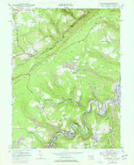 Kitzmiller Maryland Historical topographic map, 1:24000 scale, 7.5 X 7.5 Minute, Year 1948