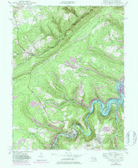 Kitzmiller Maryland Historical topographic map, 1:24000 scale, 7.5 X 7.5 Minute, Year 1948