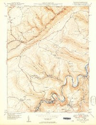 Kitzmiller Maryland Historical topographic map, 1:24000 scale, 7.5 X 7.5 Minute, Year 1950