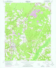 La Plata Maryland Historical topographic map, 1:24000 scale, 7.5 X 7.5 Minute, Year 1956