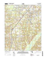 La Plata Maryland Historical topographic map, 1:24000 scale, 7.5 X 7.5 Minute, Year 2014