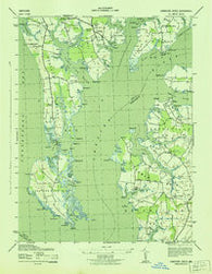 Langford Creek Maryland Historical topographic map, 1:31680 scale, 7.5 X 7.5 Minute, Year 1943