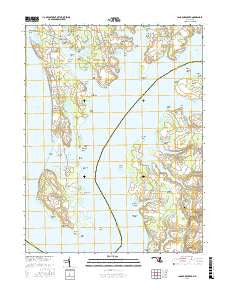 Langford Creek Maryland Current topographic map, 1:24000 scale, 7.5 X 7.5 Minute, Year 2016