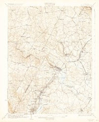 Laurel Maryland Historical topographic map, 1:62500 scale, 15 X 15 Minute, Year 1926