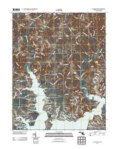Leonardtown Maryland Historical topographic map, 1:24000 scale, 7.5 X 7.5 Minute, Year 2011