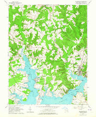 Leonardtown Maryland Historical topographic map, 1:24000 scale, 7.5 X 7.5 Minute, Year 1963