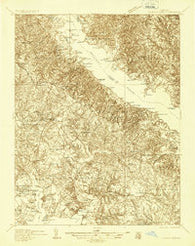 Leonardtown Maryland Historical topographic map, 1:48000 scale, 15 X 15 Minute, Year 1936