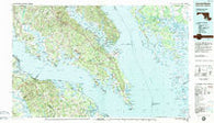 Leonardtown Maryland Historical topographic map, 1:100000 scale, 30 X 60 Minute, Year 1983
