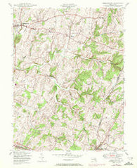 Libertytown Maryland Historical topographic map, 1:24000 scale, 7.5 X 7.5 Minute, Year 1944