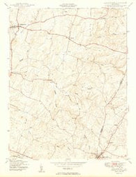 Libertytown Maryland Historical topographic map, 1:24000 scale, 7.5 X 7.5 Minute, Year 1950