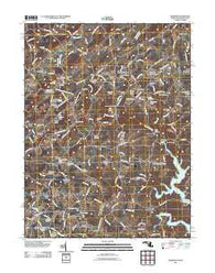 Lineboro Maryland Historical topographic map, 1:24000 scale, 7.5 X 7.5 Minute, Year 2011