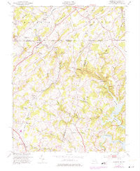 Lineboro Maryland Historical topographic map, 1:24000 scale, 7.5 X 7.5 Minute, Year 1953
