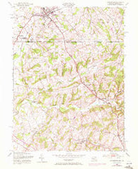 Littlestown Pennsylvania Historical topographic map, 1:24000 scale, 7.5 X 7.5 Minute, Year 1953