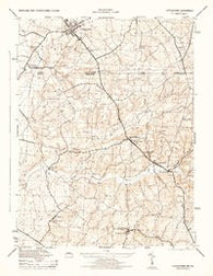 Littlestown Pennsylvania Historical topographic map, 1:31680 scale, 7.5 X 7.5 Minute, Year 1944