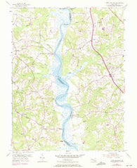 Lower Marlboro Maryland Historical topographic map, 1:24000 scale, 7.5 X 7.5 Minute, Year 1953