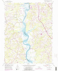 Lower Marlboro Maryland Historical topographic map, 1:24000 scale, 7.5 X 7.5 Minute, Year 1953