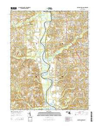 Lower Marlboro Maryland Historical topographic map, 1:24000 scale, 7.5 X 7.5 Minute, Year 2014