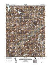 Manchester Maryland Historical topographic map, 1:24000 scale, 7.5 X 7.5 Minute, Year 2011