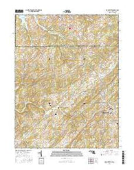 Manchester Maryland Current topographic map, 1:24000 scale, 7.5 X 7.5 Minute, Year 2016