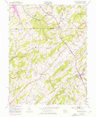 Manchester Maryland Historical topographic map, 1:24000 scale, 7.5 X 7.5 Minute, Year 1953