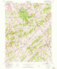 Manchester Maryland Historical topographic map, 1:24000 scale, 7.5 X 7.5 Minute, Year 1953