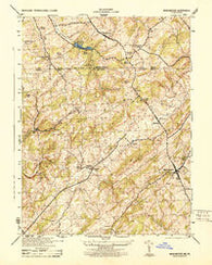 Manchester Maryland Historical topographic map, 1:31680 scale, 7.5 X 7.5 Minute, Year 1944