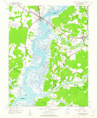 Mardela Springs Maryland Historical topographic map, 1:24000 scale, 7.5 X 7.5 Minute, Year 1942