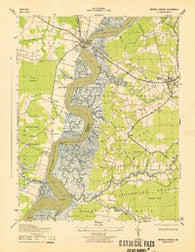 Mardela Springs Maryland Historical topographic map, 1:31680 scale, 7.5 X 7.5 Minute, Year 1943