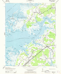 Marion Maryland Historical topographic map, 1:24000 scale, 7.5 X 7.5 Minute, Year 1942