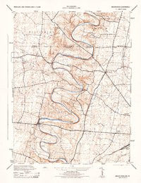 Mason-Dixon Pennsylvania Historical topographic map, 1:24000 scale, 7.5 X 7.5 Minute, Year 1944