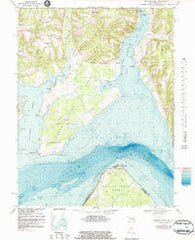 Mathias Point Virginia Historical topographic map, 1:24000 scale, 7.5 X 7.5 Minute, Year 1982