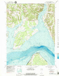 Mathias Point Virginia Historical topographic map, 1:24000 scale, 7.5 X 7.5 Minute, Year 1968