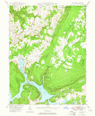 McHenry Maryland Historical topographic map, 1:24000 scale, 7.5 X 7.5 Minute, Year 1947