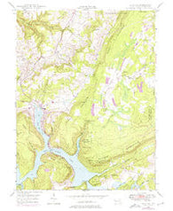McHenry Maryland Historical topographic map, 1:24000 scale, 7.5 X 7.5 Minute, Year 1947