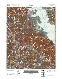 Mechanicsville Maryland Historical topographic map, 1:24000 scale, 7.5 X 7.5 Minute, Year 2011