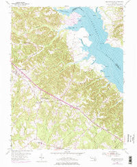 Mechanicsville Maryland Historical topographic map, 1:24000 scale, 7.5 X 7.5 Minute, Year 1953