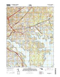 Middle River Maryland Historical topographic map, 1:24000 scale, 7.5 X 7.5 Minute, Year 2014