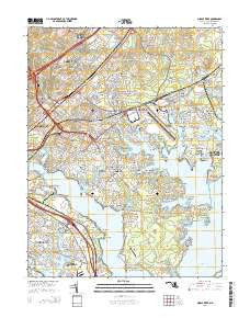 Middle River Maryland Historical topographic map, 1:24000 scale, 7.5 X 7.5 Minute, Year 2014