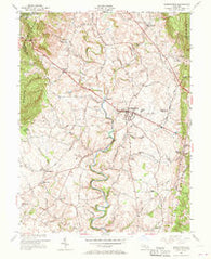 Middletown Maryland Historical topographic map, 1:24000 scale, 7.5 X 7.5 Minute, Year 1953