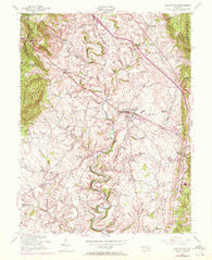 Middletown Maryland Historical topographic map, 1:24000 scale, 7.5 X 7.5 Minute, Year 1953